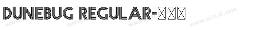 Dunebug Regular字体转换